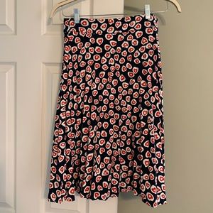 JCrew pleated midi skirt